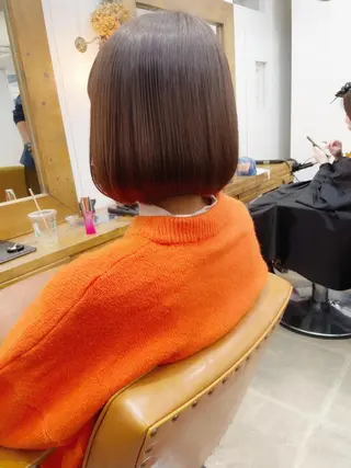 ショート カラー newline銀座所属・👑銀座ショート/ 絶壁補正/金子涼👑のヘアスタイル