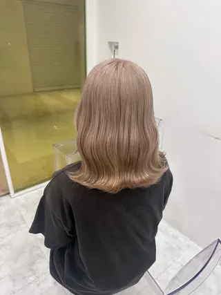 セミロング カラー ♡ダブルカラー特化♡ miyuのヘアスタイル