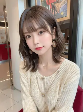 ミディアム cocoa所属・柴崎 直のヘアスタイル