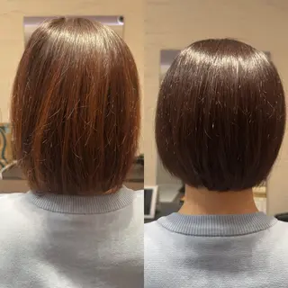 ショート 頭から整える美容師 松田のヘアスタイル