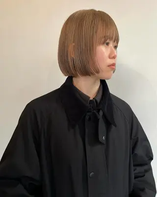 ショート くせ毛カットとパーマ /美容室難民の方是非のヘアスタイル