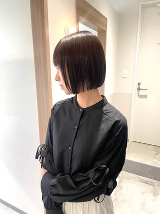 ショート カラー 田中大星 /ボブ 縮毛矯正のヘアスタイル