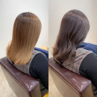 ミディアム カラー 板谷みさき /艶ボブ/藤沢美容室のヘアスタイル