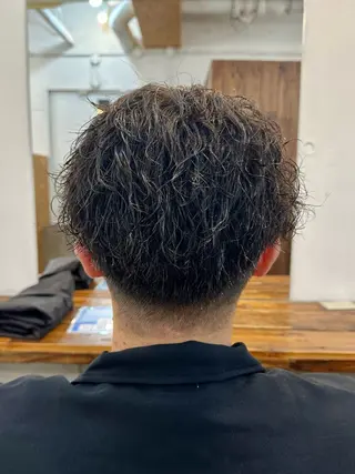 パーマ メンズ 横浜/メンズ特化/ Farbe/田中颯斗のヘアスタイル