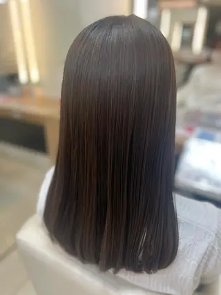 ロング ハイトーン/パーソナ ルカラー診断・ユキノのヘアスタイル