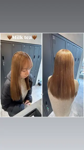 ロング カラー 茅ヶ崎/ハイトーン/ Ramuのヘアスタイル