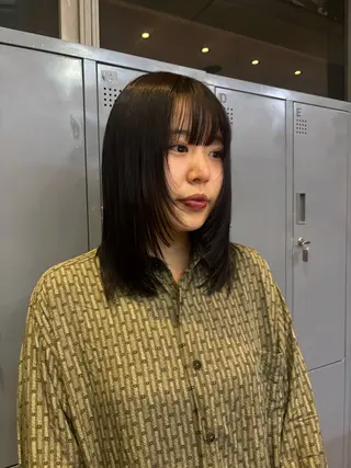 ミディアム ☘️かわいいハイトー ン☘️nonokaのヘアスタイル