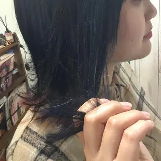 ミディアム カラー embrace エンブレイスのヘアスタイル