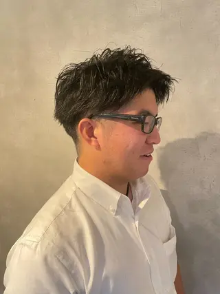 メンズ フリーランスシェアサロンルレイル所属・心斎橋/メンズ /ルレイル/地形真希のヘアスタイル