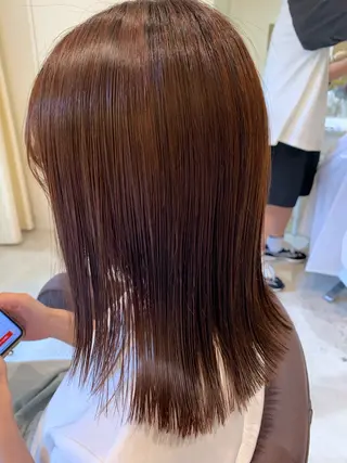 ミディアム カラー SALOWIN名古屋栄店所属・Yuuki🌷名古屋 栄 カラー/ボブのヘアスタイル