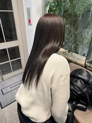 ロング カラー REINA☁️透明感 カラー/ぷつっと♡のヘアスタイル