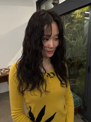 ロング パーマ 【お洒落パーマ】 Elme　肥塚康汰郎のヘアスタイル