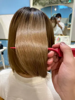 ミディアム Lond luce心斎橋【ロンドルーチェ】所属・❣️心斎橋髪質改善 鈴木佑弥❣️のヘアスタイル
