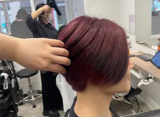 ショート カラー 🍓艶髪/艶カラー ハイトーン/しんたにのヘアスタイル