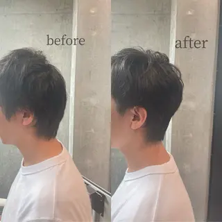 パーマ メンズ 縮毛矯正特化🩰 竹口はるかのヘアスタイル