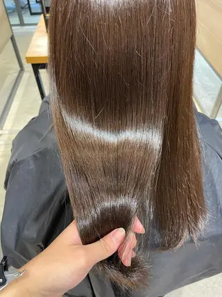 ロング youres hair 髪質改善トリートメント&ヘッドスパ  新宿三丁目店【ユアーズヘア】所属・🦋透明感カラー 👑NODOKA🦋のヘアスタイル