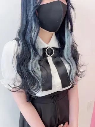 ロング カラー Le'a渋谷所属・インナーエクステ渋谷 🦋KAJIのヘアスタイル