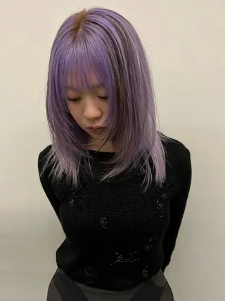 ミディアム yuan tanakaのヘアスタイル