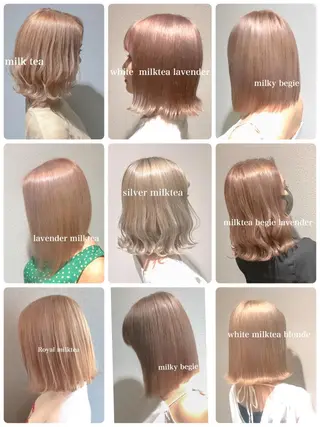 ミディアム カラー Selenehair 三条本店のヘアスタイル