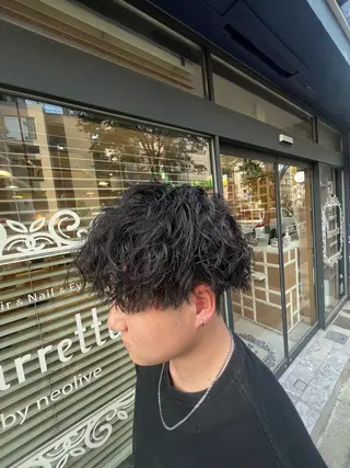 パーマ メンズ ヤシロケンタ メンズ特化のヘアスタイル