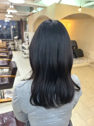 ロング カラー 🫧ピンクカラー 心斎橋.nanoのヘアスタイル