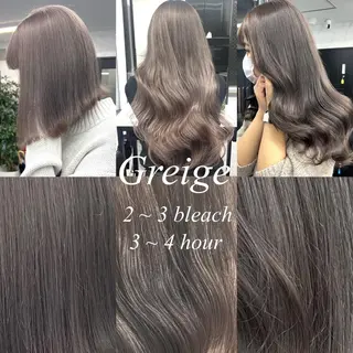 ロング カラー シールエクステ特化 ハイトーン、NANAのヘアスタイル