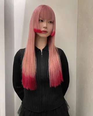 ロング カラー hair&nail ☯️アイリ☯️のネイルデザイン