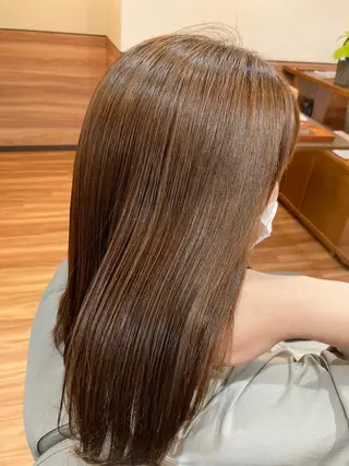 ミディアム Annon プライベートサロンのヘアスタイル