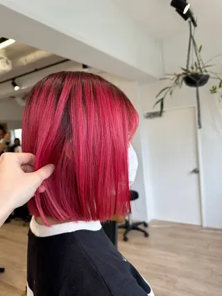 ミディアム カラー モデル募集中🍤 清水 美陽のヘアスタイル