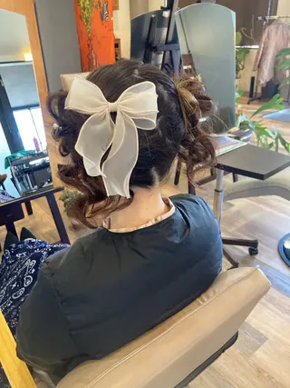 ロング 中野 紹江のヘアスタイル