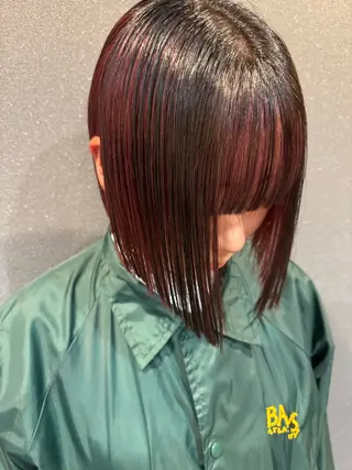 ショート カラー ワタナベ テルマサのヘアスタイル