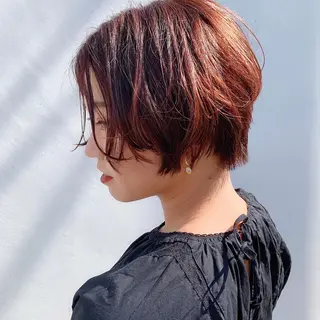 ショート カラー CODE.LINE所属・中川 竜誠のヘアスタイル