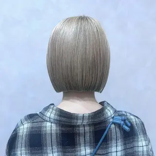 ショート カラー 透明感/ベージュ /kazui🐈のヘアスタイル