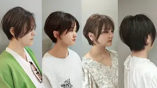 ショート カラー YUTORI hair&spa所属・ショート特化 上尾 YUTORIのヘアスタイル