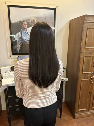 ロング 天野 妃菜のヘアスタイル