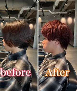 ショート Mens  Salon stud.所属・川畑 大地/波巻きパーマのヘアスタイル