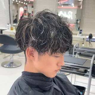 ショート カラー パーマ メンズ ✨池袋で1番キレイな ボブ✂️ケンボーのヘアスタイル