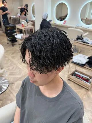 パーマ メンズ 市原亮/名古屋駅/ ツイスパ/波巻きのヘアスタイル