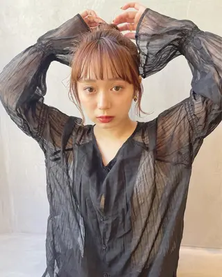 ミディアム カラー 🫧透明感ヘア🫧 🧸竹花　彩希🧸のヘアスタイル