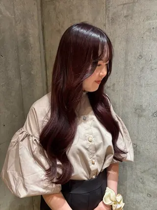 ロング カラー ☆ﾘｻ  カラー/ トリートメント☆のヘアスタイル