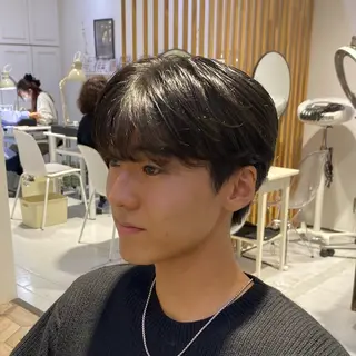 ショート パーマ メンズ 韓国ヘア/ニュアンス パーマ　kaitoのヘアスタイル