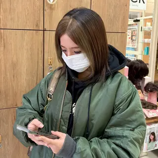 ショート カラー アカネ/暖色カラー /ボブ🪐🧡のヘアスタイル