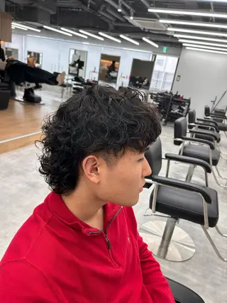パーマ メンズ カットモデル募集中 新潟万代/こたろ🐯のヘアスタイル