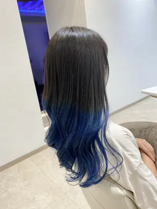 ロング カラー 透明感カラー 田中 有乃のヘアスタイル