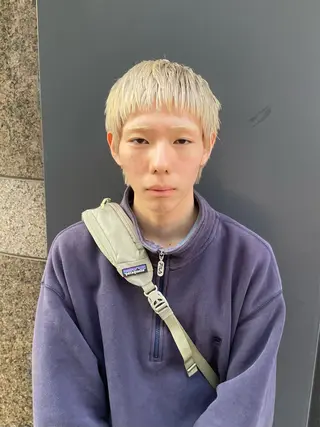 カラー メンズ ショート/ボブ /綾華のヘアスタイル