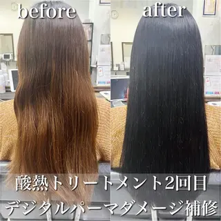 ロング カラー 酸熱トリートメント/ 髪質改善🌟玉井香奈のヘアスタイル