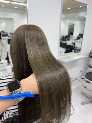 ロング カラー 韓国ヘア🇰🇷 /艶カラー/YUYAのヘアスタイル