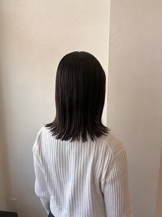 セミロング yuu モデル募集のヘアスタイル