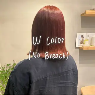 ミディアム カラー 暖色艶color / ボブ🦩Rioのヘアスタイル