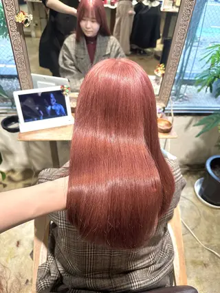 ロング あゆみ︎︎✮／ 暖色カラー／レイヤーのヘアスタイル